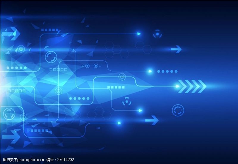 科技箭頭背景圖片素材